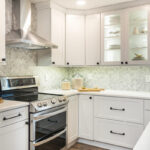 White kitchen cabinets