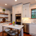 White kitchen cabinets