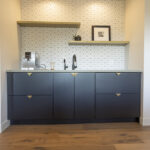 Black bar cabinets