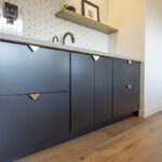 Black bar cabinets