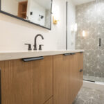 Natural bathroom cabinets