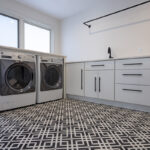 White mud room cabinets