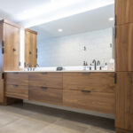Natural bathroom cabinets