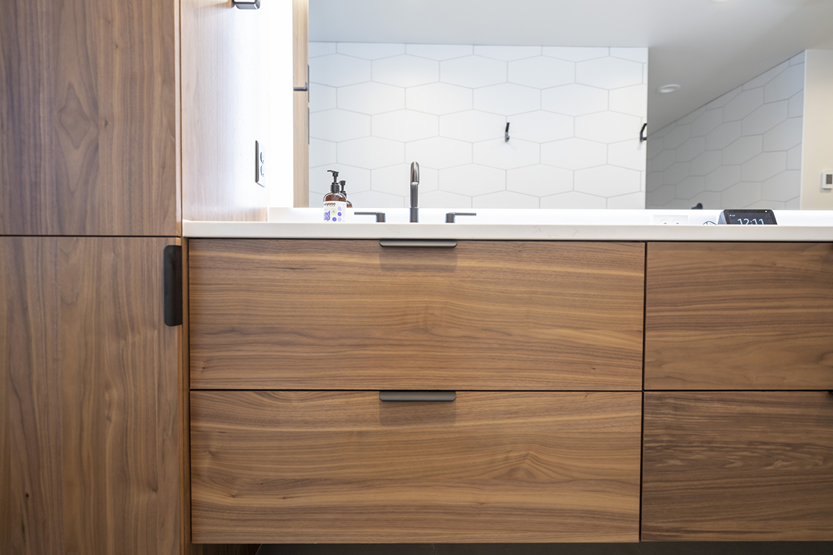 Natural bathroom cabinets