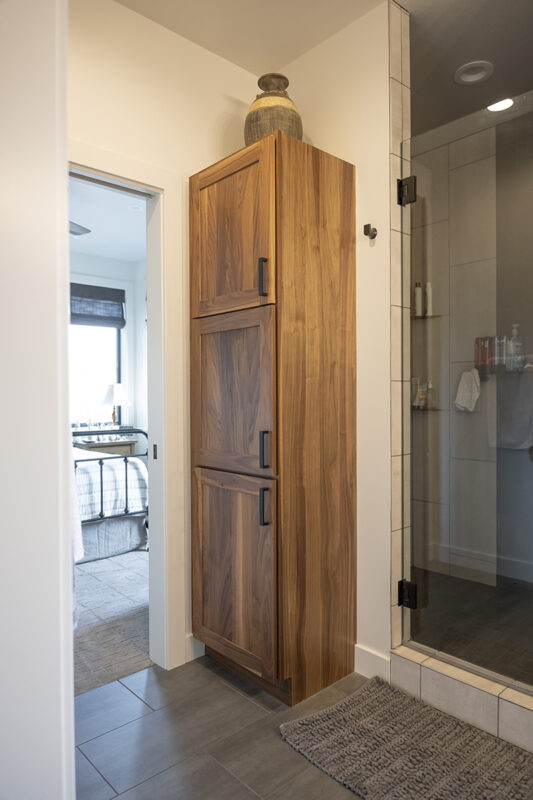 Natural bathroom cabinets