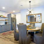 Gray bar cabinets