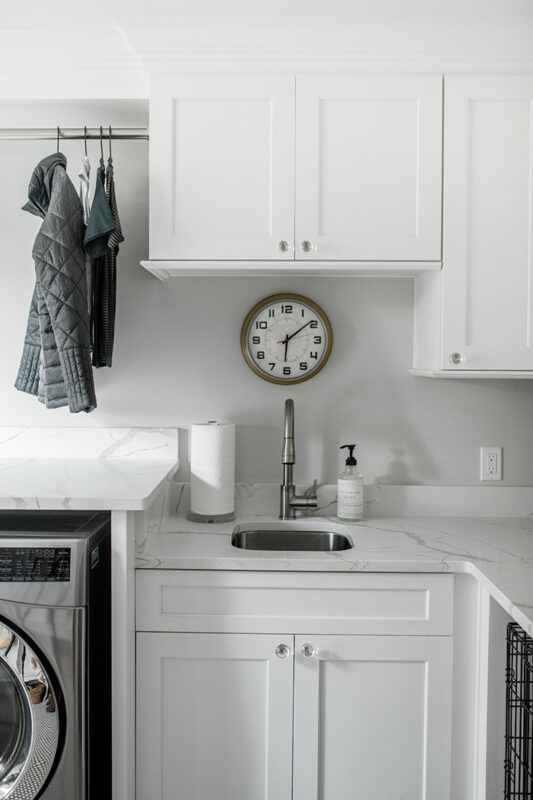 White mud room cabinets