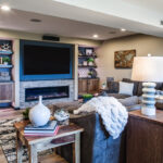 Another view of the living room area of the family room.