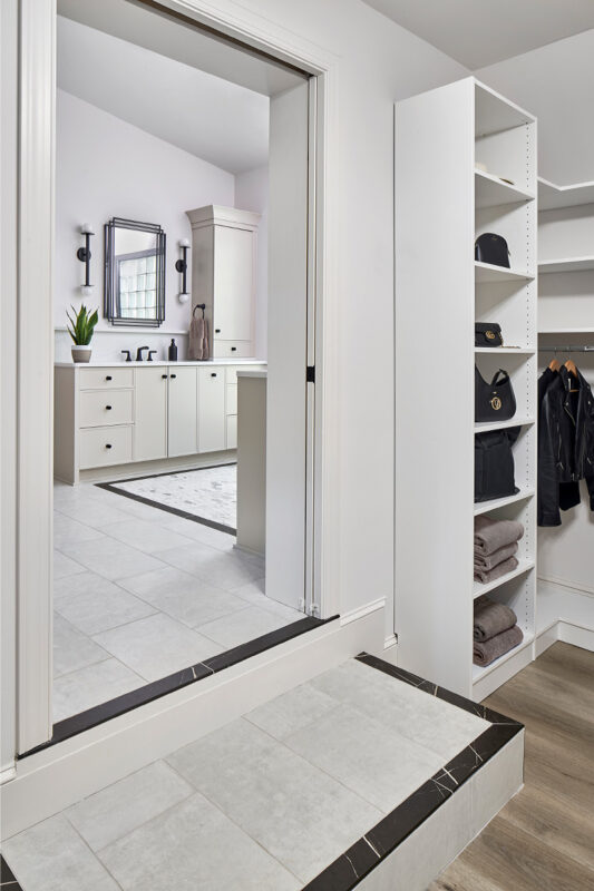 Master Bath and closet