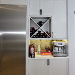 Gray kitchen cabinets