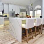 Gray kitchen cabinets