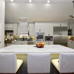 Gray kitchen cabinets