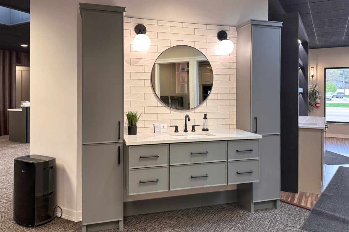 Westchester Gray vanity