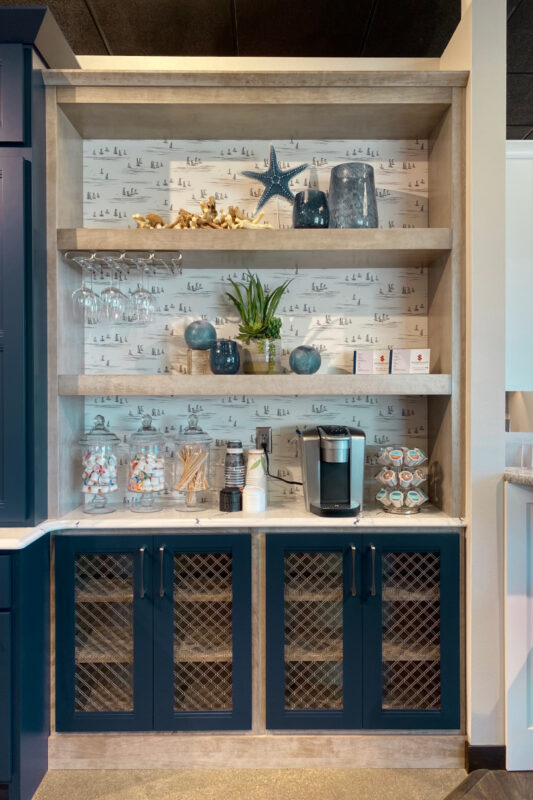 Coffee Bar cabinets