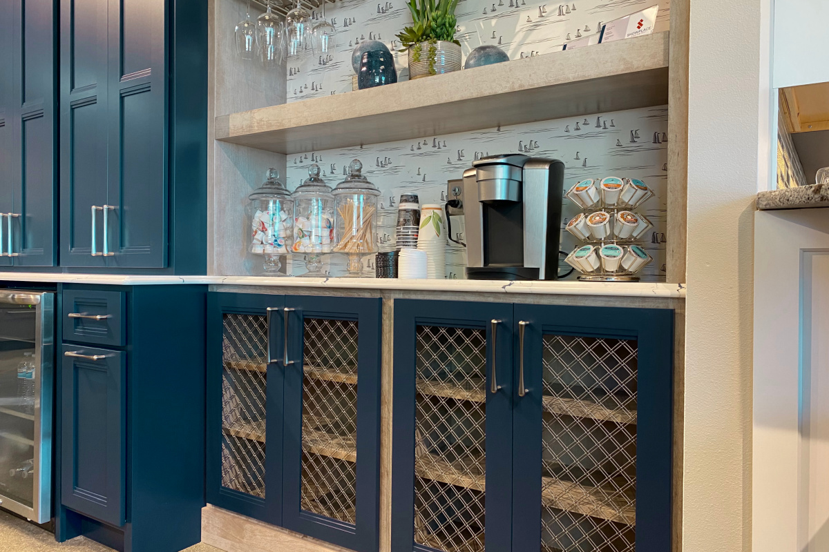 Coffee Bar cabinets