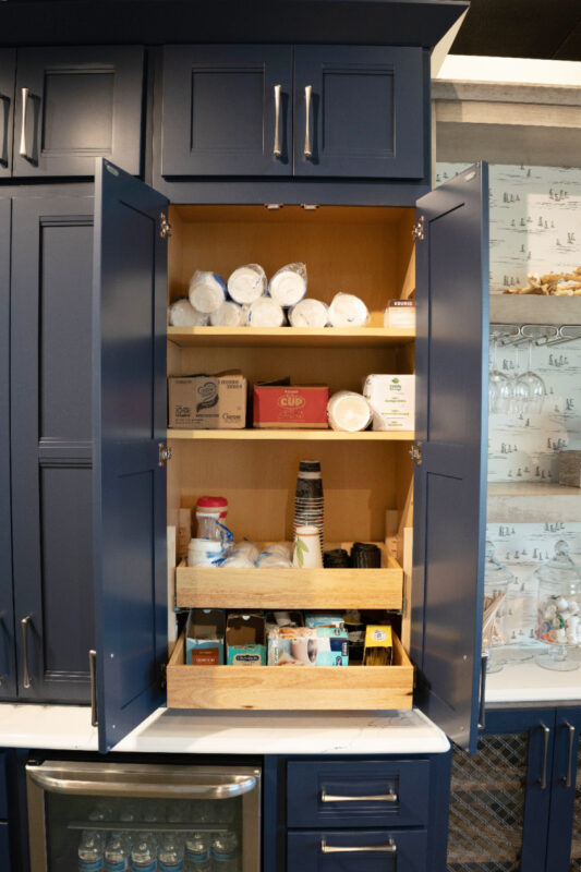 Coffee Bar cabinets