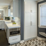 Pure White Painted Kitchen Cabinets