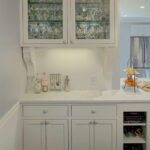 Pure White Painted Kitchen Cabinets