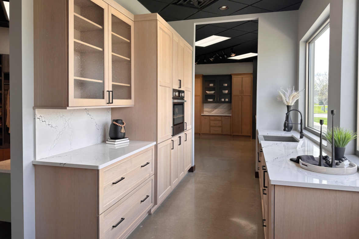 Kitchen with Pampas stain