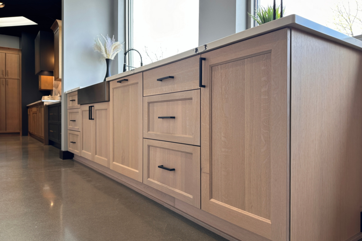 Kitchen with Pampas stain