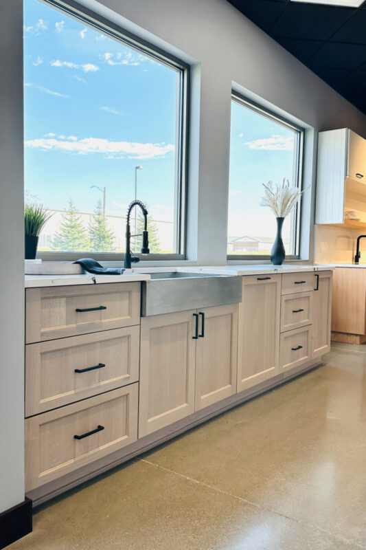 Kitchen with Pampas stain