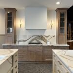 Kitchen display with double islands