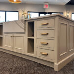 painted kitchen island