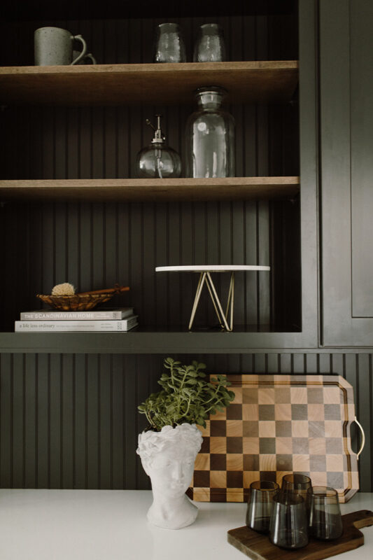 Painted pantry cabinets