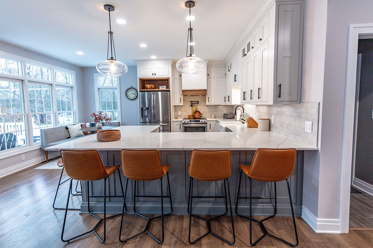 Painted kitchen