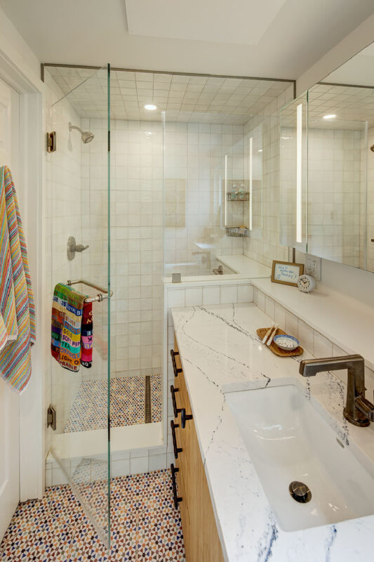 Bamboo bathroom vanity