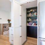 white kitchen pantry cabinets