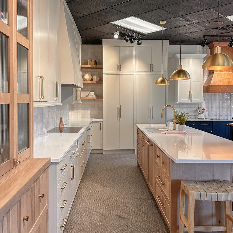 Sable and Light Mocha Kitchen Display - Showplace Design Center