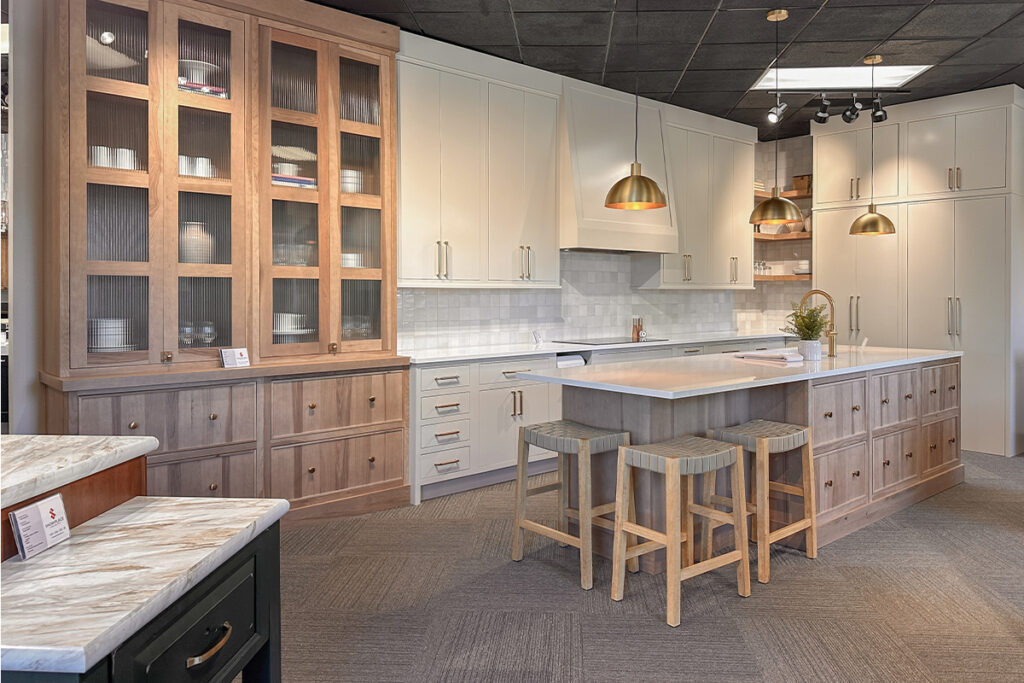 Sable and Light Mocha Kitchen Display - Showplace Design Center