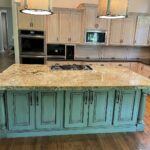 Before image of a painted kitchen