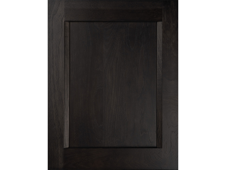 Wren door in Hickory Midnight