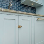Light blue historic kitchen