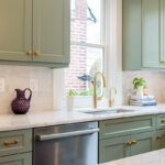 Painted kitchen cabinets