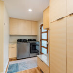 Light maple contemporary kitchen.