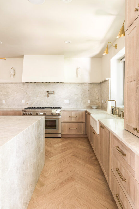 White oak kitchen