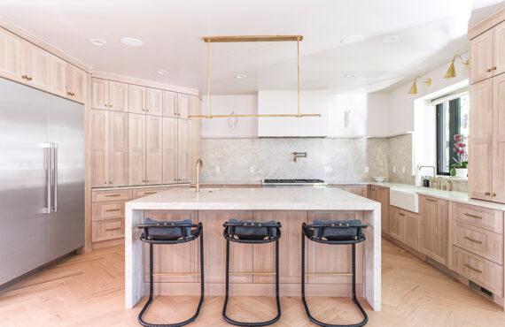 White oak kitchen