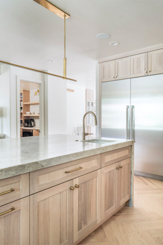 White oak kitchen