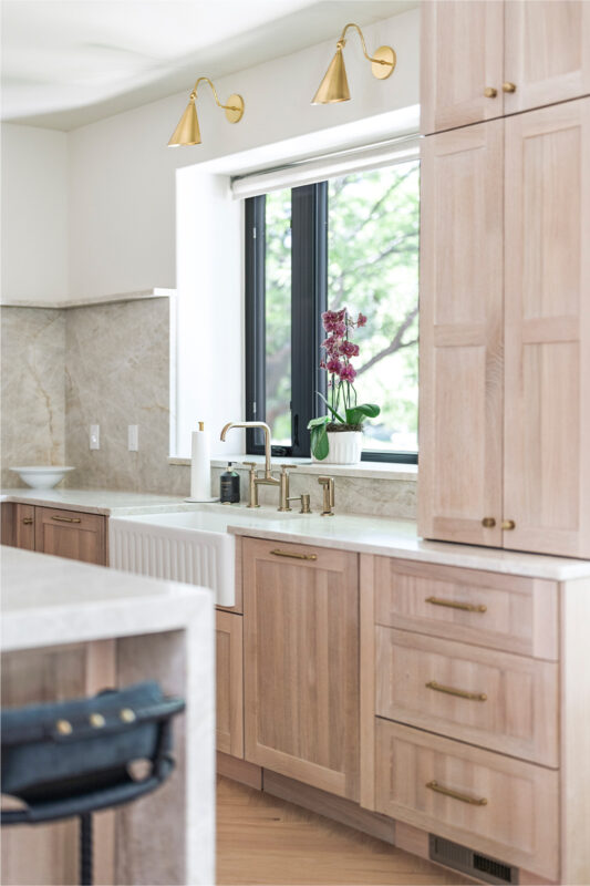 White oak kitchen