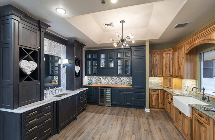 Dark Gray Kitchen in Denver Metro Showplace Design Center Showroom